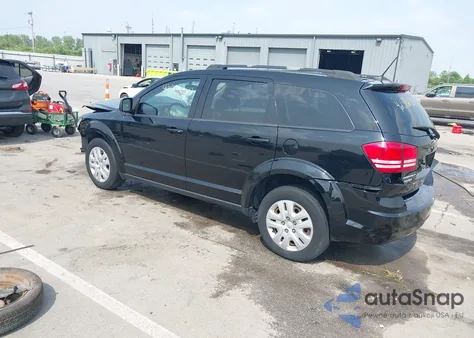 2018 Dodge Journey Se z USA, uszkodzony, nr VIN 3C4PDCAB9JT347979
